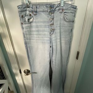American Eagle Outfitters Light Blue Flare Jeans